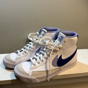 BLAZER MID '77 SE GS 'DOUBLE SWOOSH - PURPLE